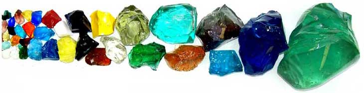 fused glass detail on Cone 6 pottery