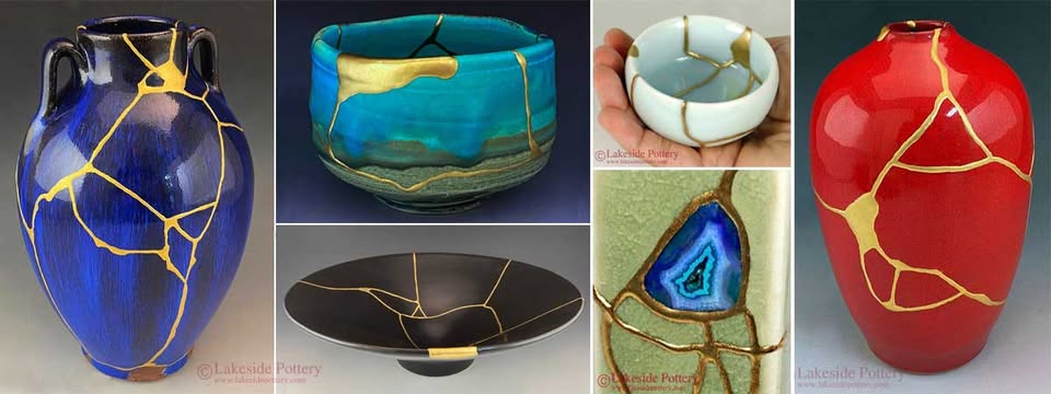 Kintsugi collection, Lakeside Pottery