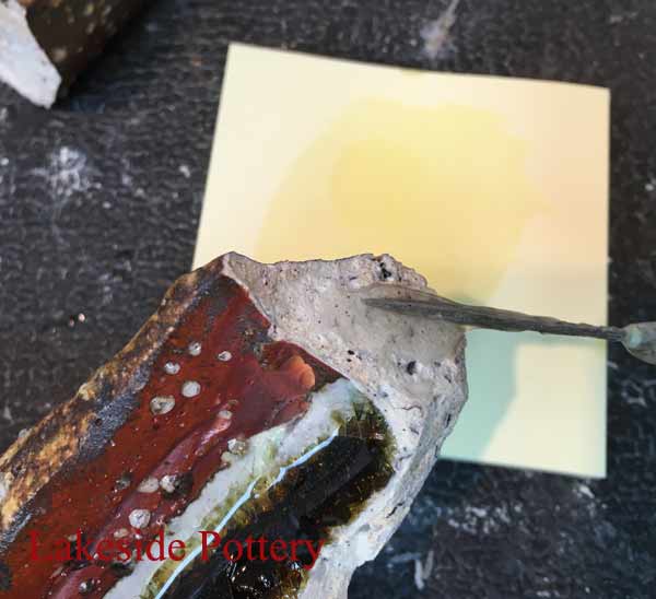 Apply the epoxy to one side