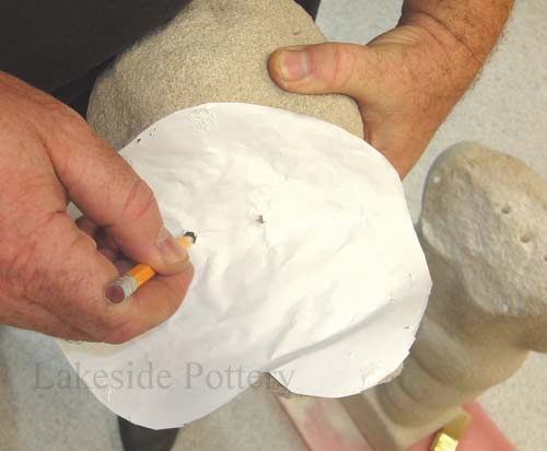 marking holes on other side