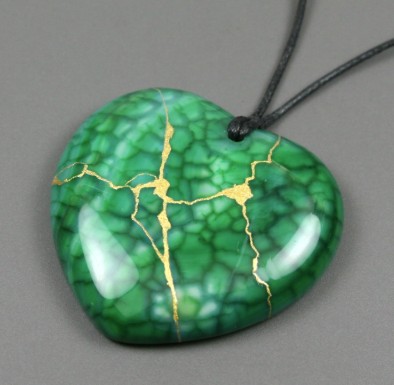 Kintsugi Jewelry (gemstone, or glass)
