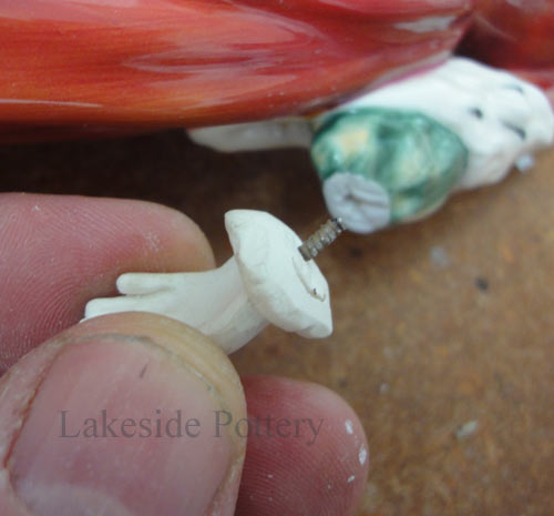 verifying pin's location and proper fit