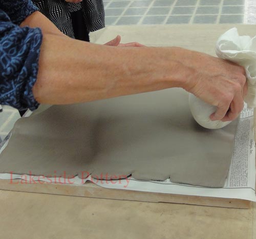 refine clay slab shape