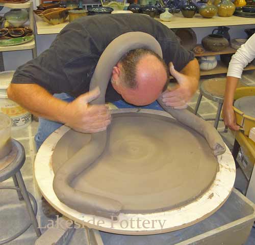 place coil on platter's bottom