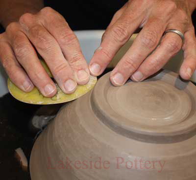 burnish with sherrill mud tools yellow ribs